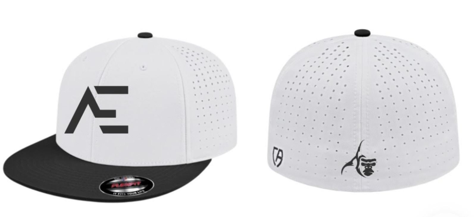 AE White Flex Fit Hat